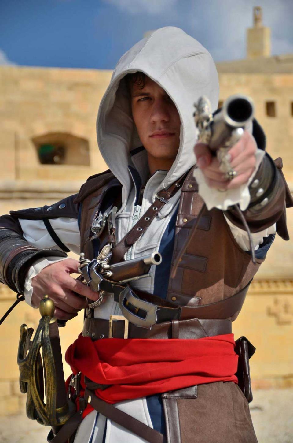 Edward Kenway from Assassin's Creed. Photograph: John Peel