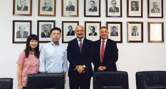 Ms Fanny Ye, PKF Projects Manager Mr Chen Qin, Attorney at Law – Director Immigration & Investment, Kenneth Farrugia, Chairman FinanceMalta and Ivan Grech Business Development, FinanceMalta