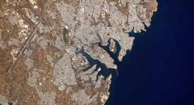 Taken by French astronaut Thomas Pesquet ? Valletta, the capital of Malta with its magnificent fortress on steep coastal cliffs. Credits: ESA-NASA