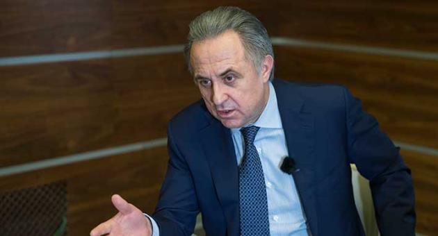 In this Friday, Feb. 2, 2018 file photo, Russian Deputy Prime Minister Vitaly Mutko speaks during an interview with the Associated Press in Moscow in Moscow, Russia. Russian Deputy Prime Minister Vitaly Mutko will no longer have governmental responsibility for the World Cup it was announced on Tuesday, March 6 - the latest soccer-related role he has left amid scrutiny over his involvement in a state-sponsored doping scheme. (AP Photo/Pavel Golovkin, file)
