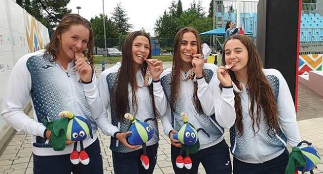 Malta’s women’s 4x100m team. Photo: Antvin Monsigneur