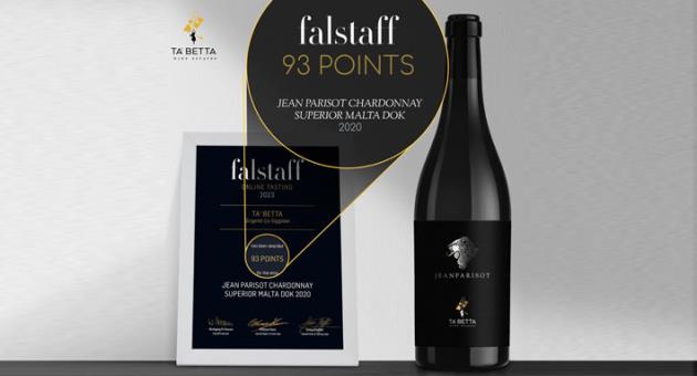 2020 Jean Parisot Chardonnay Superior Malta DOK achieved an impressive rating of 93 points.
