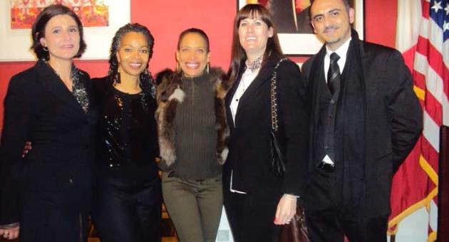 1.	Dr Tanya Sciberras Camilleri, Her Excellency Gina Abercrombie-Winstanley, Ms Antoinette Anwar, Ms Karen Hautala-Hili and her husband Mr Paul Hili