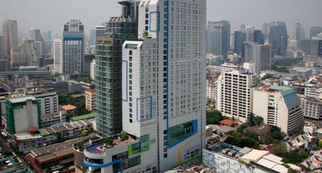 The Bangkok hotel in which Maltese national Daniel Borg was staying.