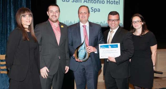 From left:  Ms. Rosa Lopez, Mr. Christophe Bazille, Mr. John Messina, Mr. Gordon Borg, Ms. Sarah Fenech