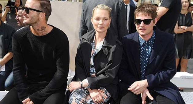 Paris sun scorches Kate Moss and David Beckham at Vuitton - The Malta  Independent