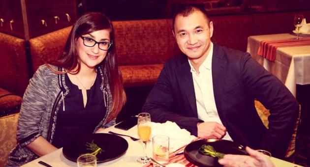 2.	Alexandra Bajada, Marketing Manager, Corinthia Palace and Andy Kwok the creator of the new menu