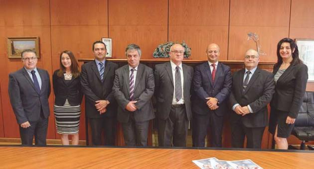 Charles Saliba, Lisa Camilleri, Jason Bongailas, Frank Zammit, Dr Joe Borg (Chairman of the Malta Maritime Forum), Kenneth Farrugia (Chief Business Development Officer - Investments at BOV, Joseph Bugeja (CEO Malta Maritime Forum) and Victoria Azzopardi.
