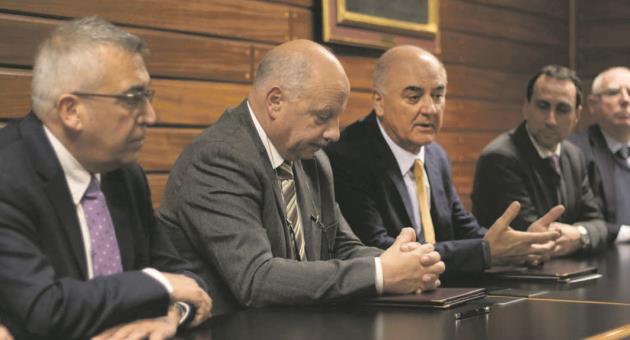 Mr Kenely,Prof Vella, Mr Xuereb, Prof. Vassallo and Prof. Zammit