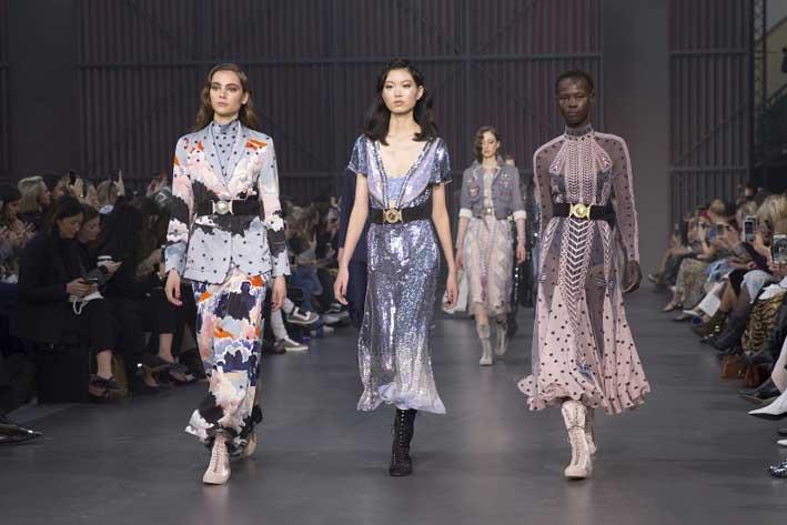 London fashion: 70s vibe at Mouret, glamour from Temperley - The Malta ...