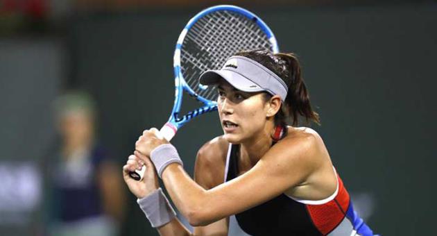 Garbine Muguruza had five double faults and had her serve broken five times. John G Mabanglo / EPA