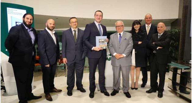 From left: Richard Farrugia, Keith Ellul, Duncan Cauchi, Hervé Delpech, Kevin Casha, Sita Azzopardi, Ondre Camilleri-Gaglione, Anthony Catania. 