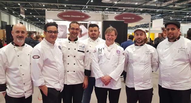 Stefan Hogan, Mark McBride, Manuel Schembri (Radisson Golden Sands), Johan Saliba, Steve Munkley - chief director of The Salon Culinaire, Jonathan Zammit and Mark Tabone