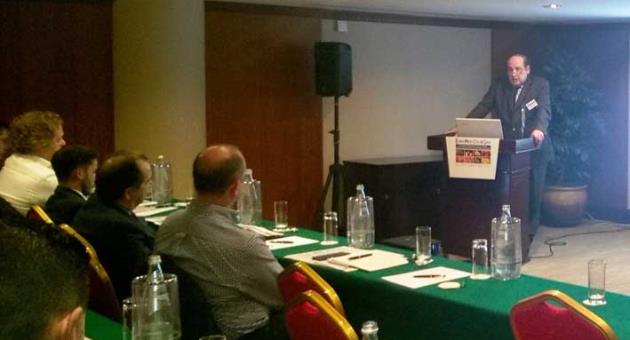 George Mangion, managing director of PKF Malta addressing the audience 