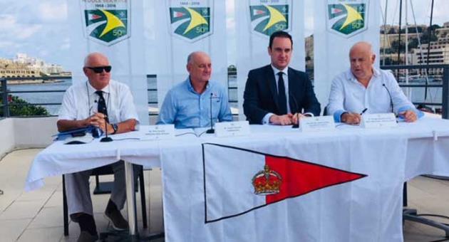 From right Peter Dimech, Godwin zammit Dr Clifton Grima and George Bonello du Puis