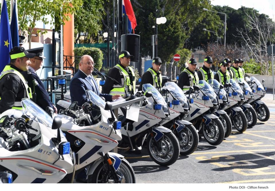Malta Police Force traffic section gets 15 new motorcycles ...