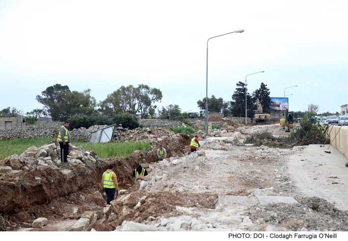 Work commences on the main connection between Qormi and Luqa - The ...