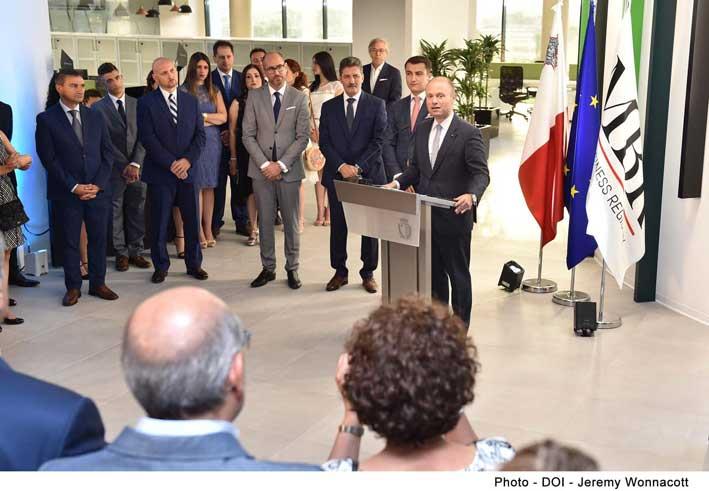Malta Business Registry offices inaugurated by PM in Żejtun - The Malta Independent