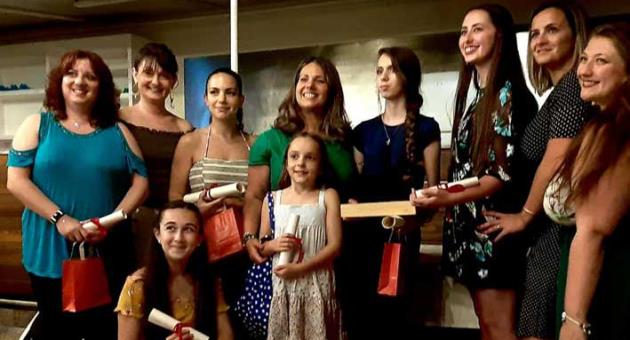 Standing back row : From Left to Right: Helena Micallef, Laura Cutajar, Joanna Vella, Ingrid Sciberras, Brooke Debattista, Marelaine Mercieca, Estelle Bonello Sant, Ema Marie Attard Front row Left to Right: Marissa Camilleri, Andrea Albig