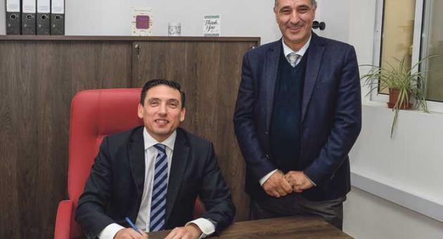 Permanent Secretary MEDE Dr Frank Fabri and MAVC College Principal Victor Galea