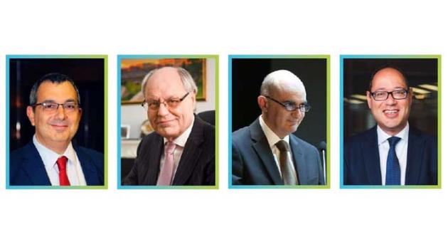 Left to right: Yehuda Shaffer, Prof Edward Scicluna, Marcel Cassar and Dr Manfred Galdes