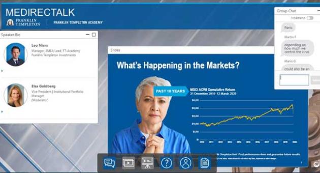 The medirectalk Masterclass webinar held last week on the effects of COVID-19 on the financial markets and strategies to cope with market volatility