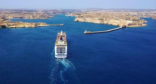 cruise liners statistics malta