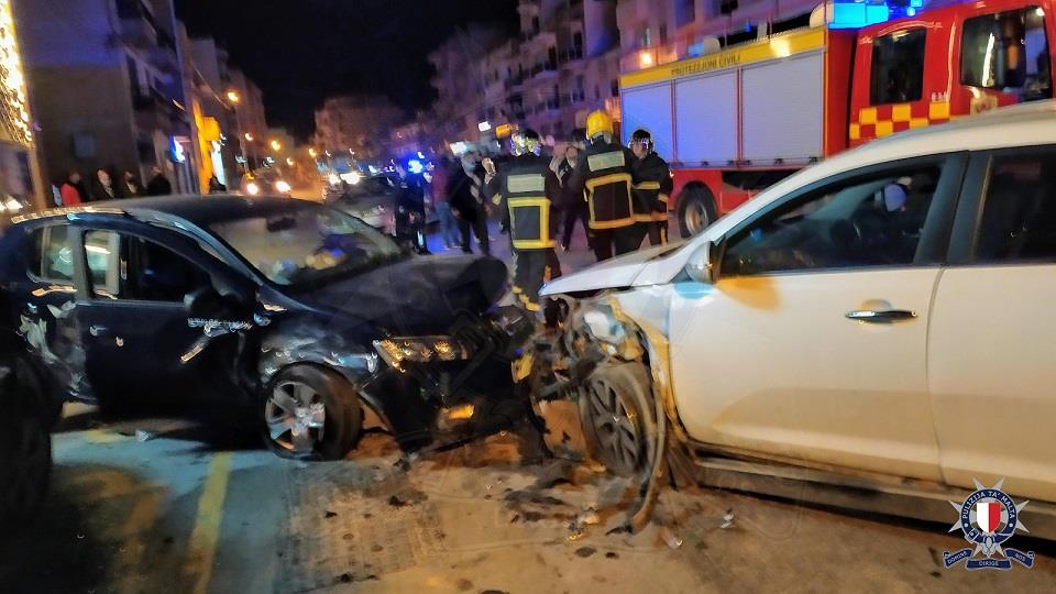 Updated Two hurt in St Paul’s Bay traffic accident The Malta Independent