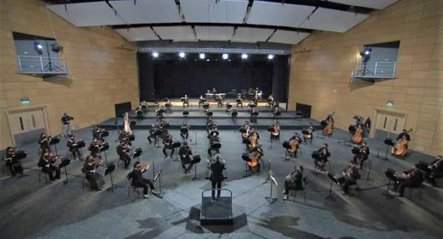 The Malta Philharmonic Orchestra, leader Marcelline Agius, conducted by Mro John Galea, performing the Feel the Magic of Opera Overtures, released on YouTube this week