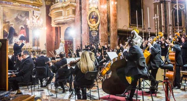 The MPO happily returns to the Metropolitan Cathedral in Mdina this Christmas season. Photo Credits: Elisa von Brockdorff
