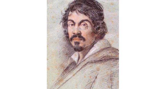 Ottavio Leoni, Portrait of Michelangelo Merisi da Caravaggio, Chalk on paper, Biblioteca Marucelliana, Florence, c.1621