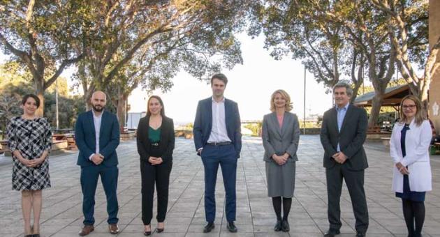 Ms. Sharon Seychell, Mr. Aaron Baldacchino, Ms. Diane Abela, Mr. Antonio Giannino, Dr. Rebecca Dalli Gonzi, Profs. Simon Grima, Ms. Sharon Cilia Tortell.