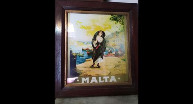 Early Malta tourism poster