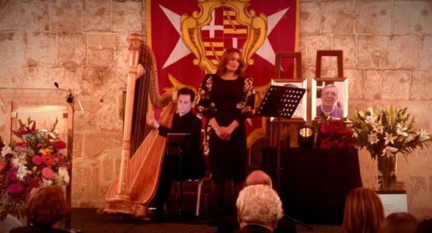 Jacob Portelli and Christine Dalli provided beautiful music that evening