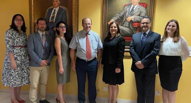 Dr Stephanie Mifsud, Dr Nandor Kosik, Dr Petramay Attard Cortis, Dr Mario Zerafa (deputy chairperson, Department of Anaesthesia, Mater Dei Hospital), Dr Anne Marie Camilleri Podesta (AAM president), Dr Daniel Farrugia and Dr Martina Gerada