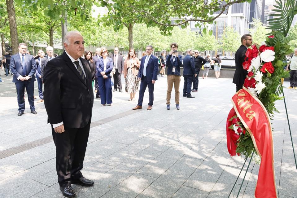President Vella visits the 9/11 Memorial in New York - The Malta Independent