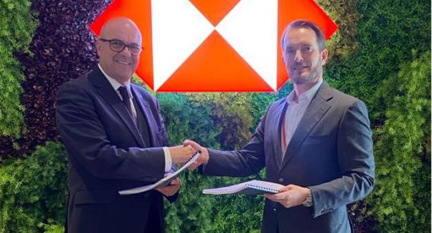 William Portelli, MUBE President; Geoffrey Fichte, CEO, HSBC Bank Malta