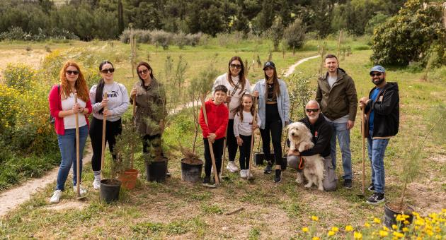 The Convenience Shop organised a tree-planting event at Kennedy Grove in Qawra