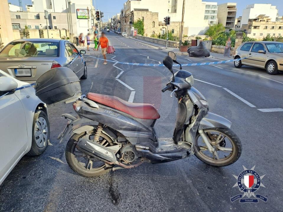 86-year-old motorcyclist injured in hit-and-run - The Malta Independent