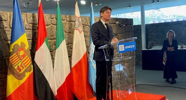 Address by H.E. Clive Pierre Agius, Malta’s Ambassador to France at the inauguration ceremony.