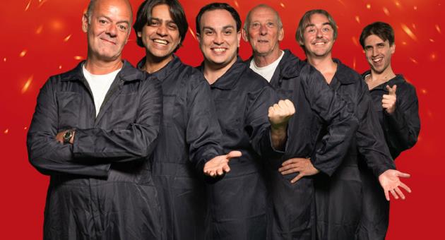 From left: Alan Paris, Taha Chaudhry, Brendon Thearle, Stephen Oliver, Lewis Preston and Shaun Rizzo