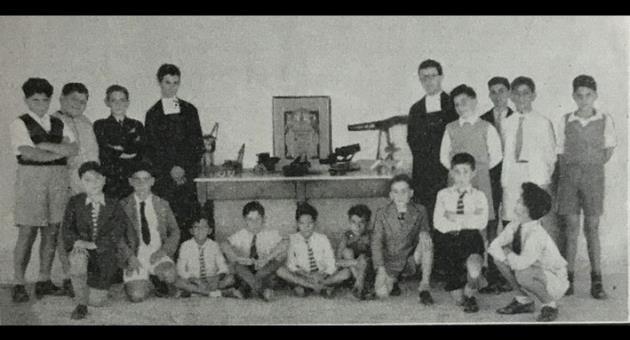 A photo of the officials and members of the Lasallian Meccano Club of Malta was published in the issue of March 1940