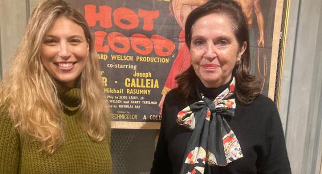 Curator Justine Balzan Demajo, left,  and Bernie Mizzi, Chairman of the Foundation