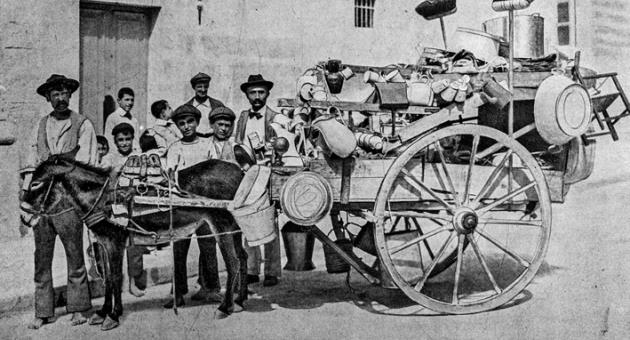 This image brings a great deal of nostalgia. Such street scenes were common a century ago. Courtesy of Wilfred Pirotta.