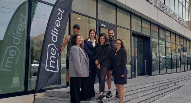Spartacus Elite Athletes and MeDirect representatives meet at the Sports Pavilion in Gozo. MeDirect Bank is represented by Larissa Ciantar Head of Personal Banking MeDirect, Amanda Dimech Lead Wealth Manager MeDirect in Gozo, Jessica Muscat Senior Wealth Officer MeDirect in Gozo; Otters Athletic Sports Club and Spartacus Gozo are represented by Matthew Xuereb Spartacus Running Director, Michela Saliba Spartacus Swimming Director, John Henry Meilak Spartacus Hybrid Steel Director.