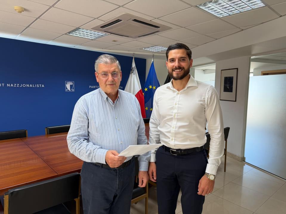 Alex Borg officially files declaration of interest to retain post of PN Leader