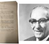 Left: Introductory note of booklet, titled, ‘Kif iggb ruhek Sewwa’. Right: Dr Antonio Paris, M.D., M.L.A, Minister of Education
