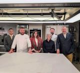 From left: Stevie Sammut, Chef Clint Grech, Julia Grech Ehrentraut, Nicola Paris, Chef Gabriel Caruan and Thomas Agius Ferrante