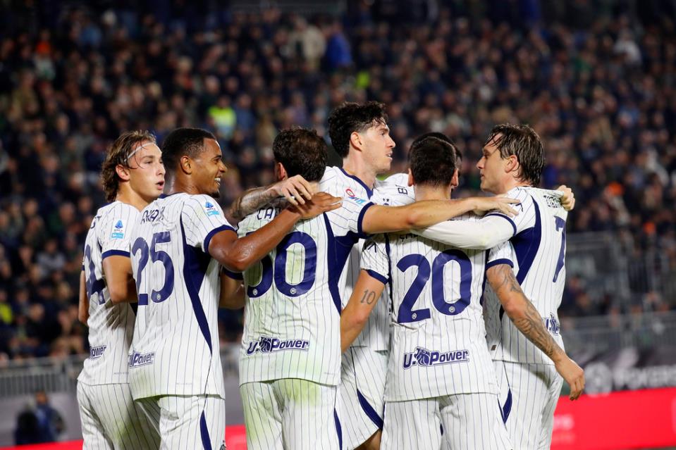 Late own goals help Inter beat Venezia 2-0 in Serie A while Milan lose ...