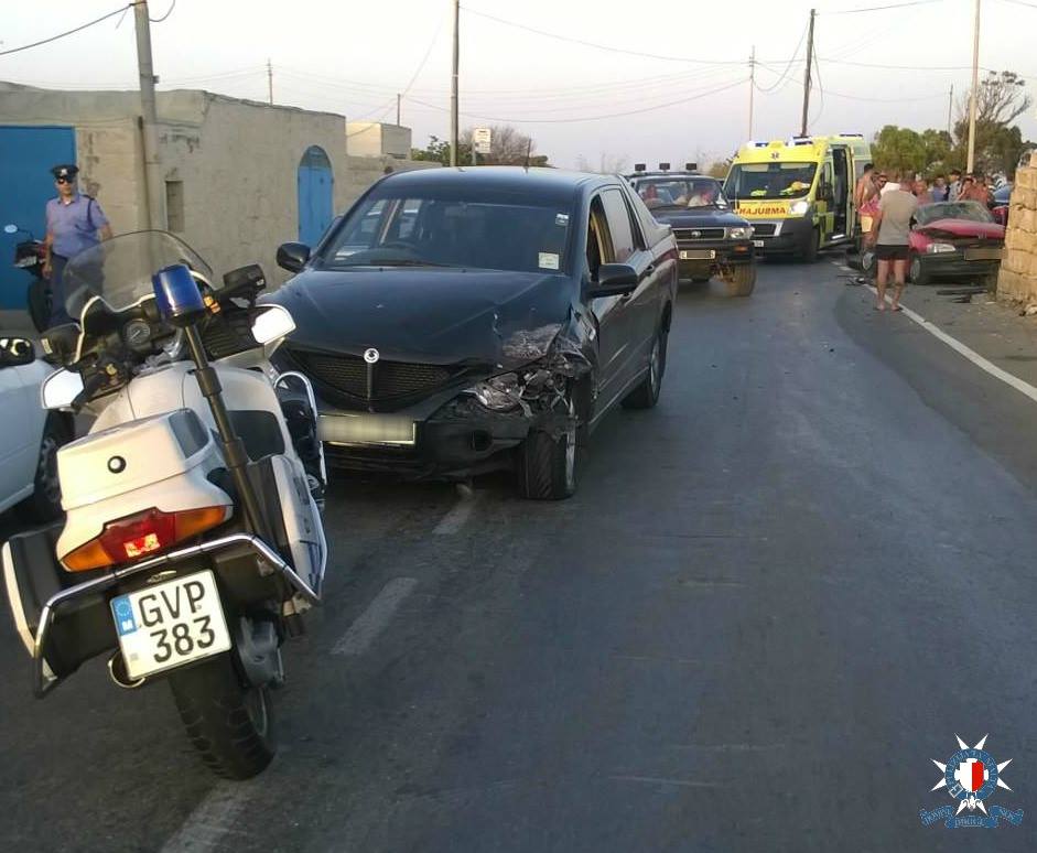 Five hospitalised following traffic accident The Malta Independent